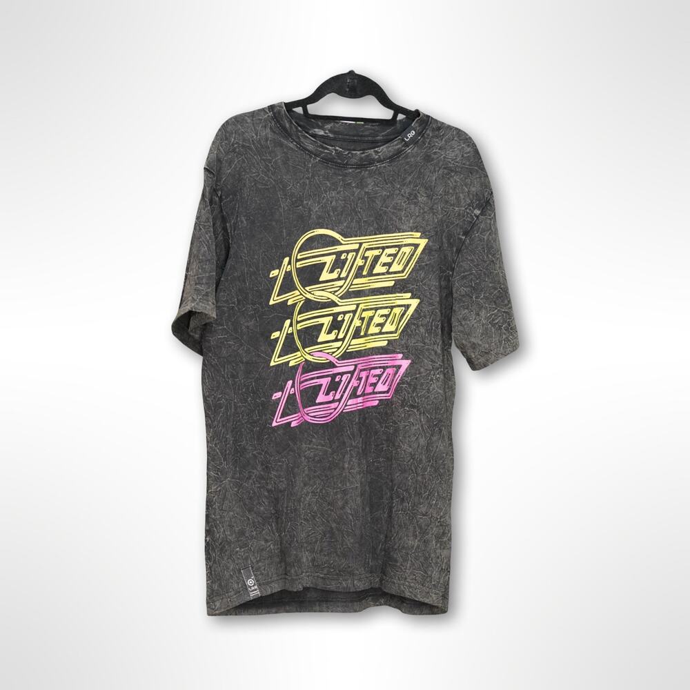 LRG Grey Graphic T-Shirt - Men's XL - Pre-owned